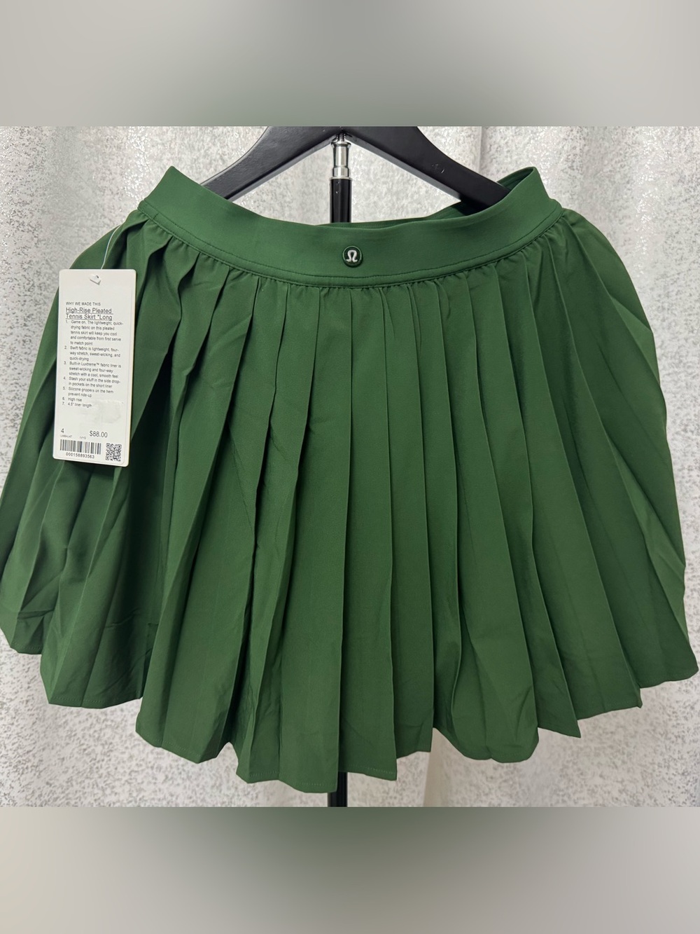 NWT Lululemon High-Rise Pleated Tennis Skirt Long Ivy Grove Sz 4 LW8AU4T - Picture 2 of 14